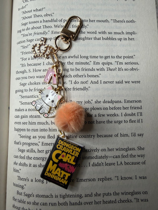 "Dungeon Crawler Carl" Chapter & Charm Keychain