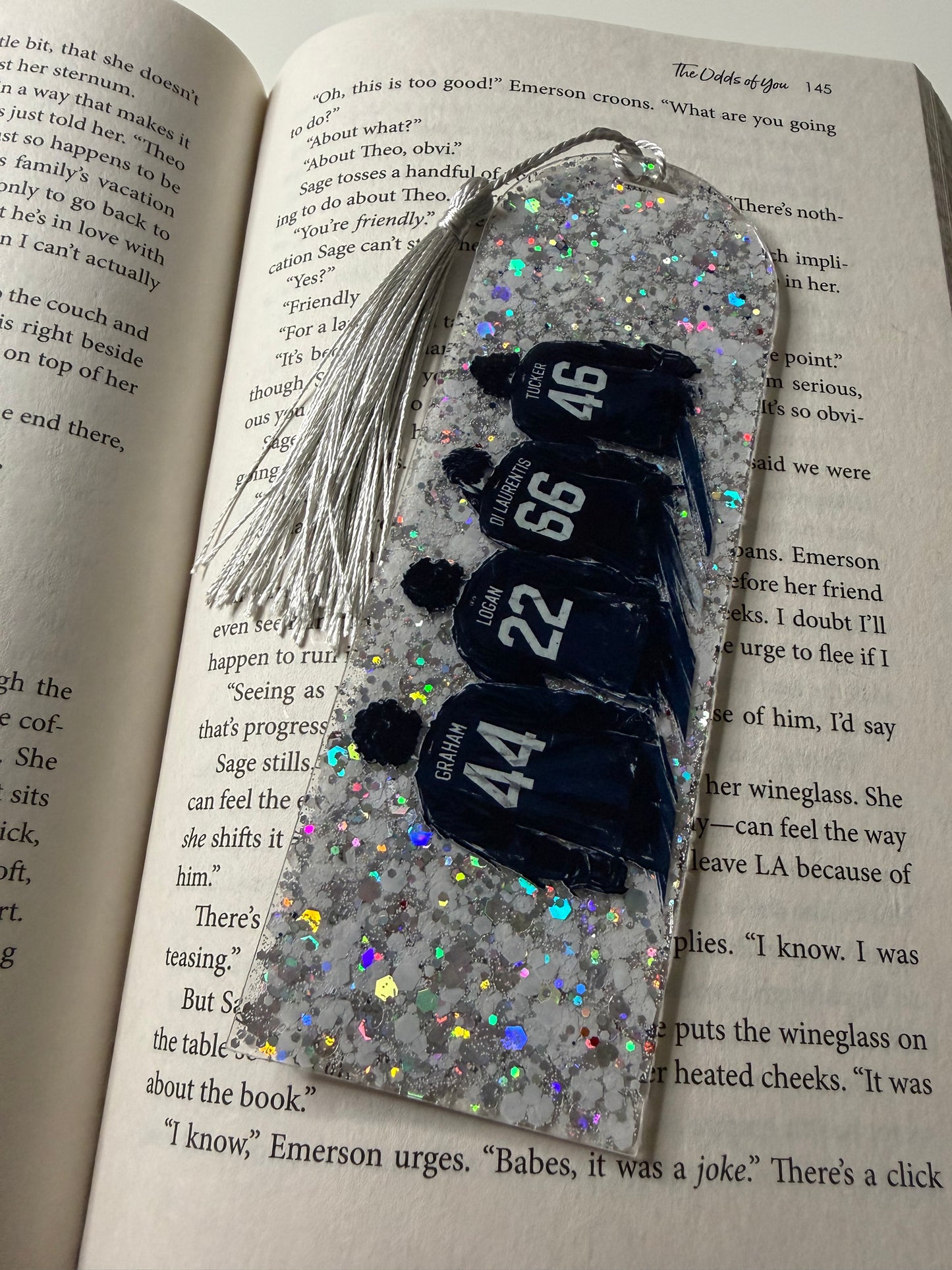 Briar U Lineup Glitter Resin Bookmark