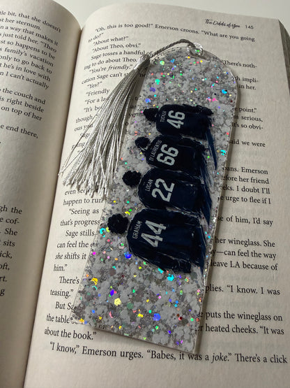 Briar U Lineup Glitter Resin Bookmark