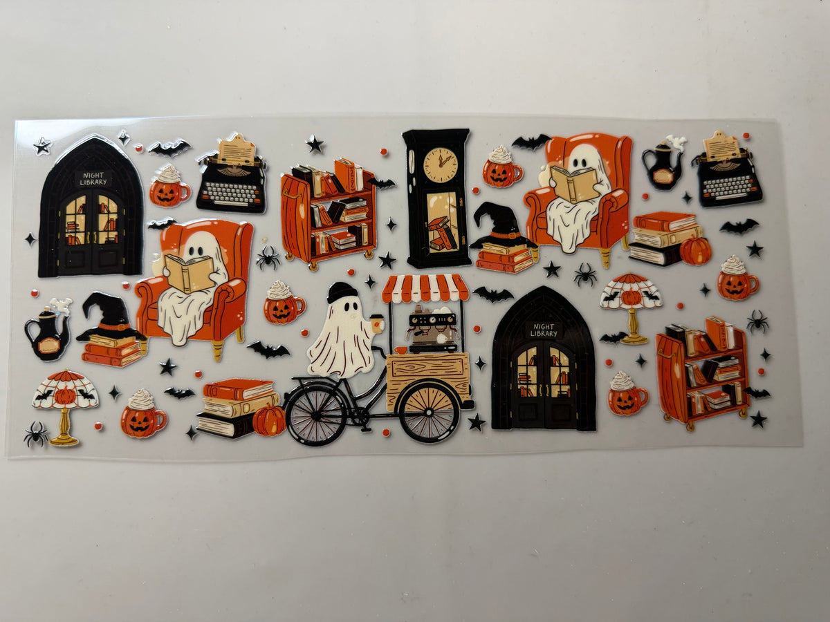 Spooky Ghost UV DTF Wrap