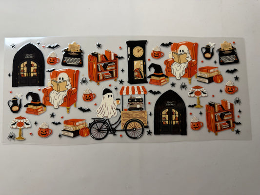 Spooky Ghost UV DTF Wrap