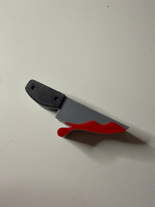 Bloody Knife Straw Topper