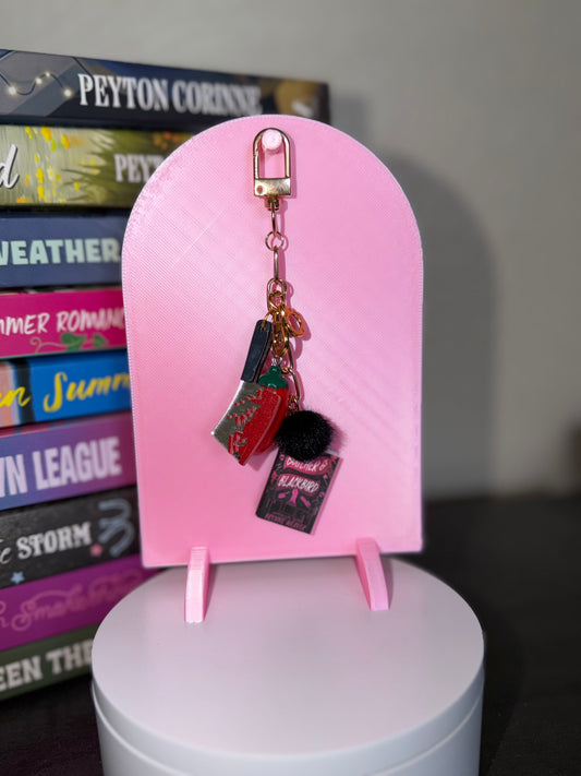"Butcher & Blackbird" Chapter & Charm Keychain