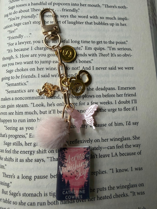 "Across the Vanishing Sky" Chapter & Charm Keychain