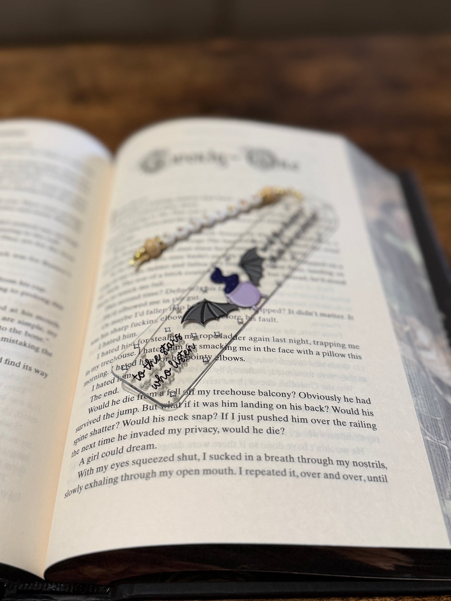 To the Stars Acrylic Bookmark