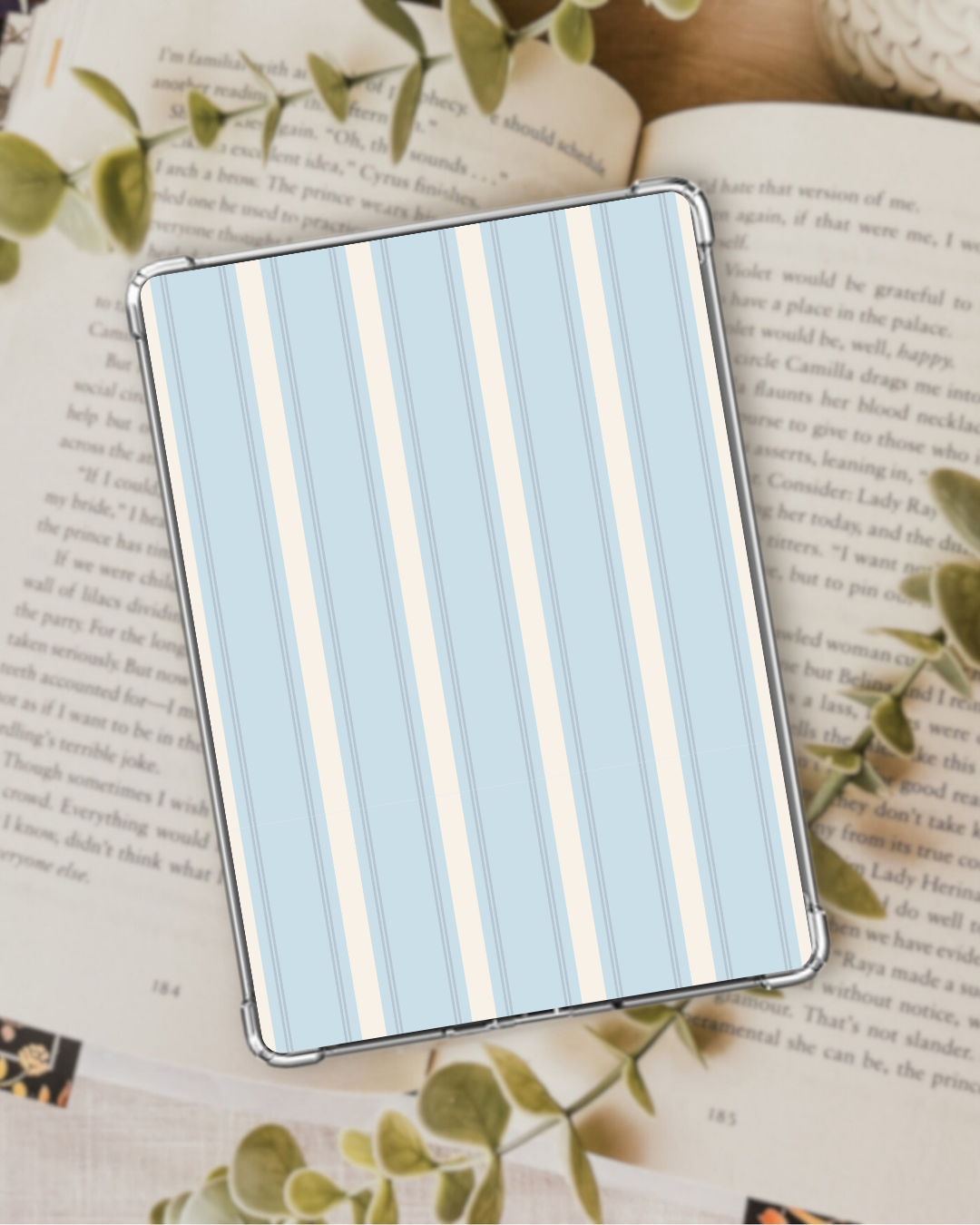 Blue Stripe Kindle Insert