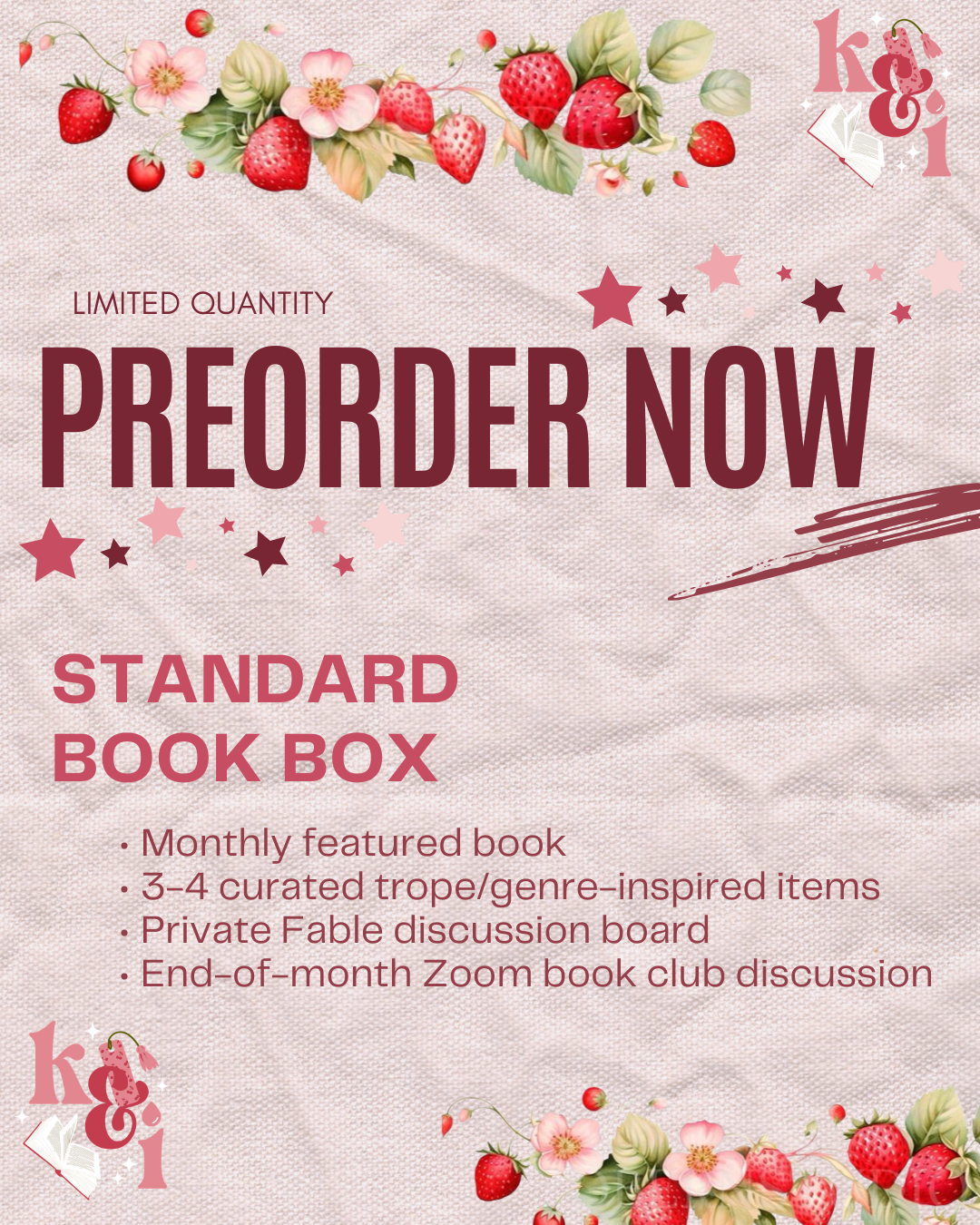 July Standard Book Box