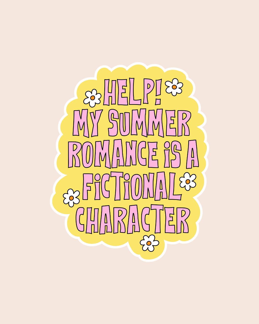 Help! My Summer Romance Is a Fictional Character Sticker