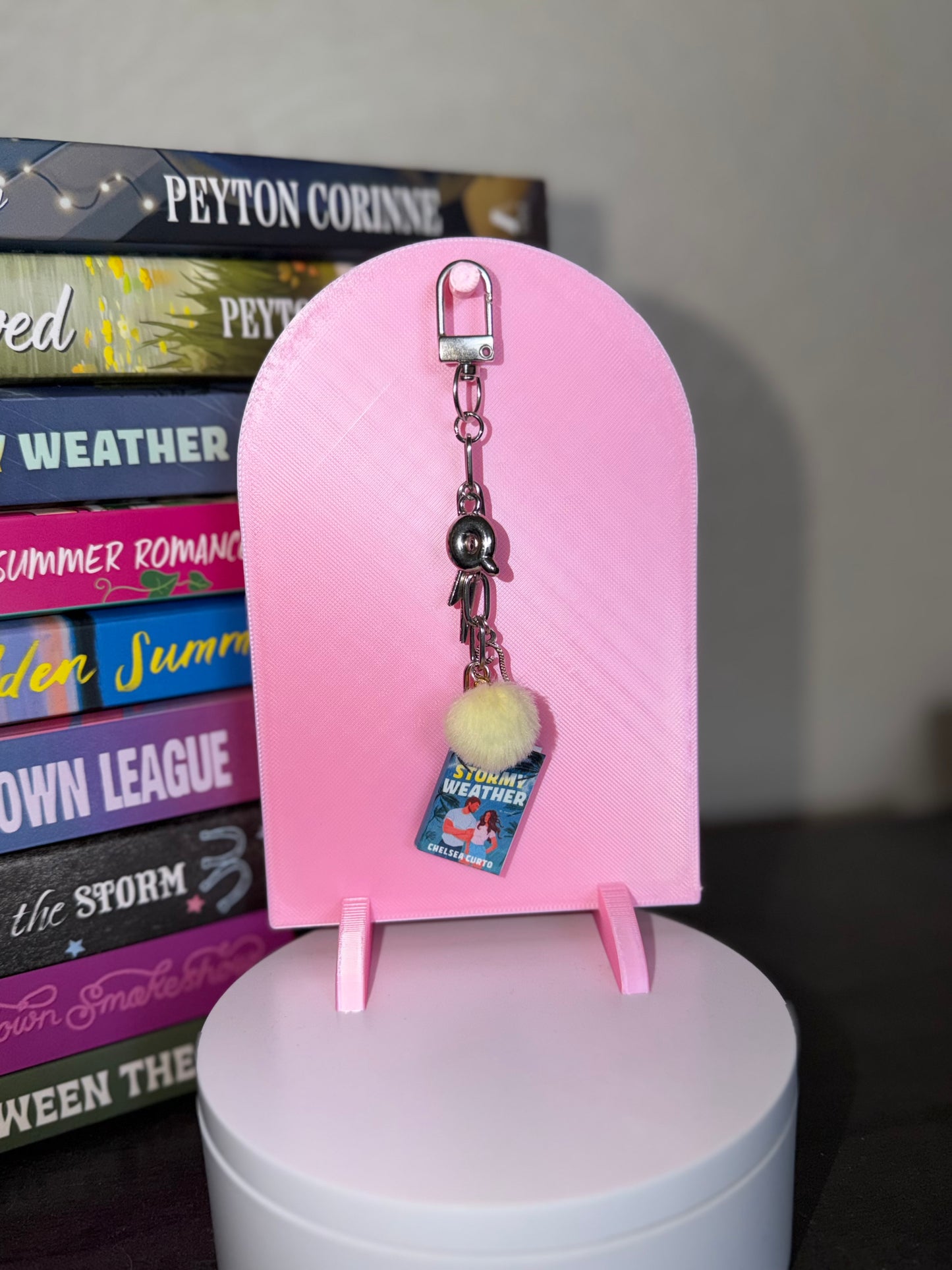 "In Stormy Weather" Chapter & Charm Keychain