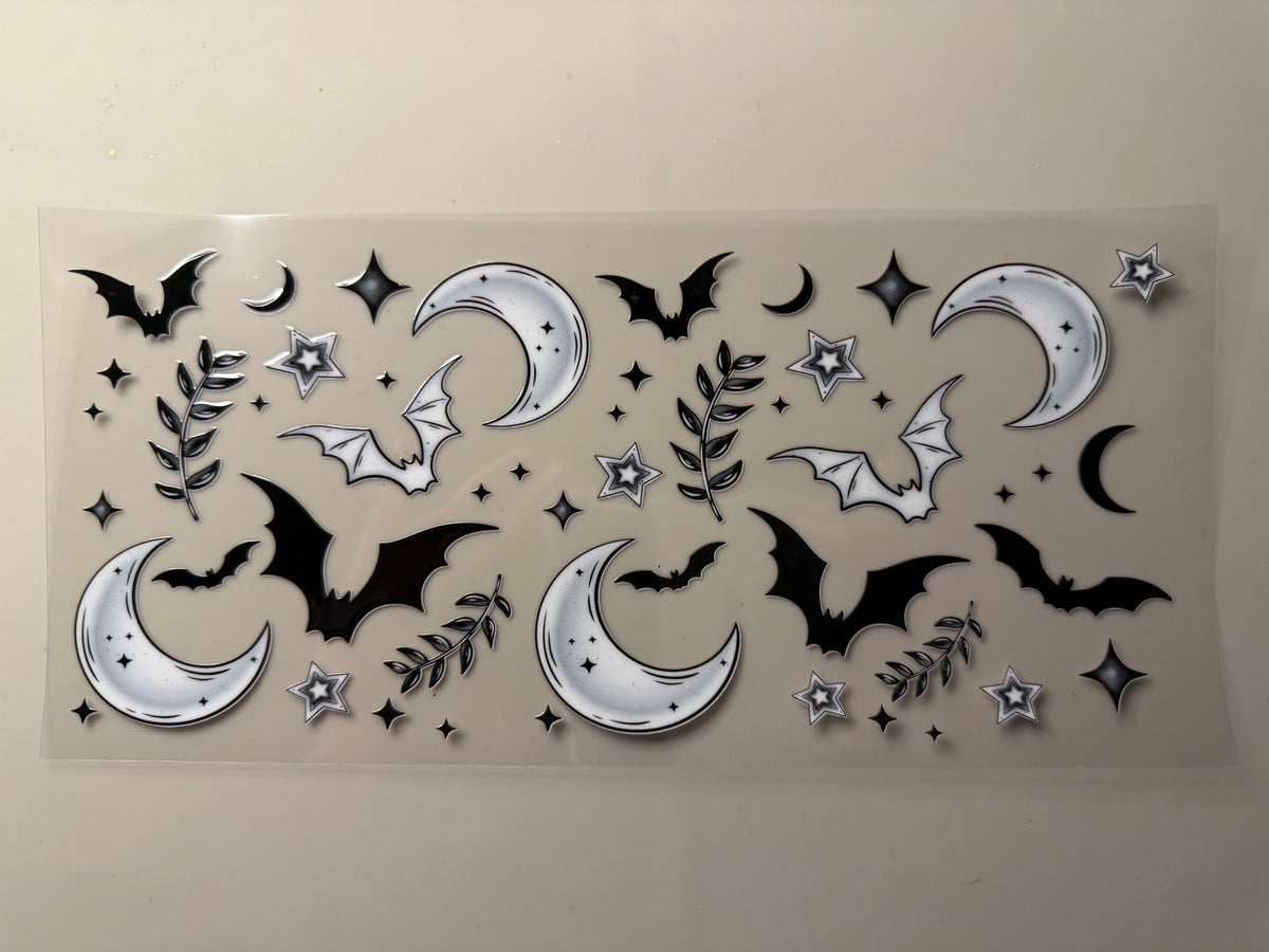 Bats & Moons UV DTF Wrap