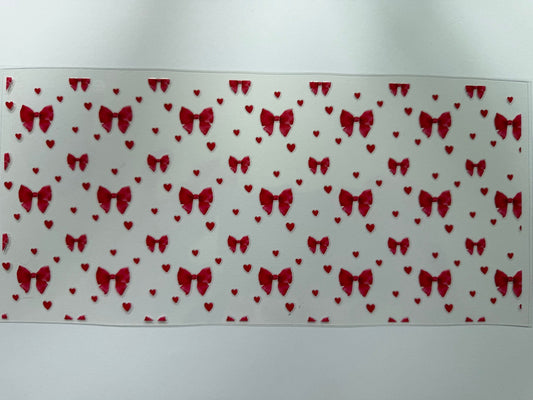 Sweetheart Bow UV DTF Wrap