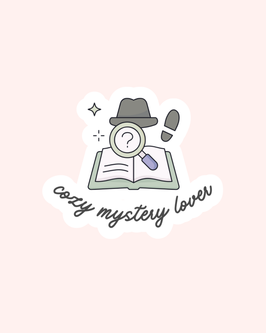 Cozy Mystery Lover Sticker