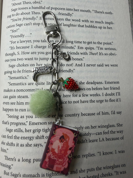"Cowboy Casual" Chapter & Charm Keychain