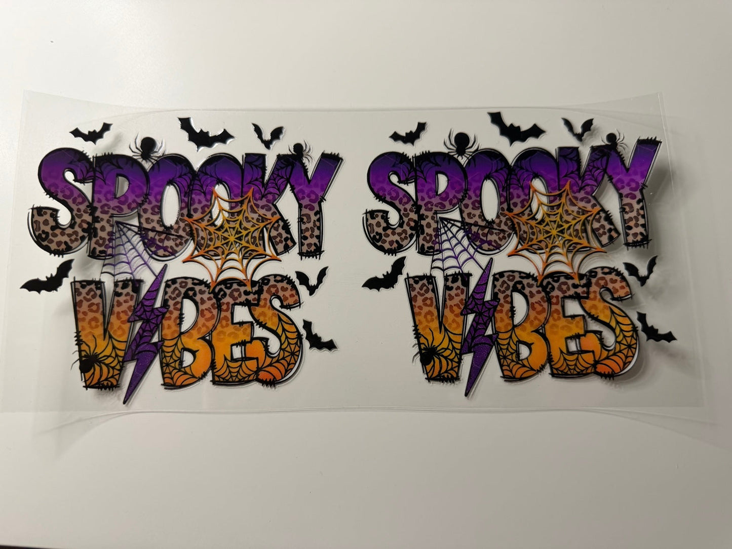 Spooky Vibes UV DTF Wrap
