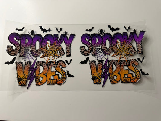 Spooky Vibes UV DTF Wrap