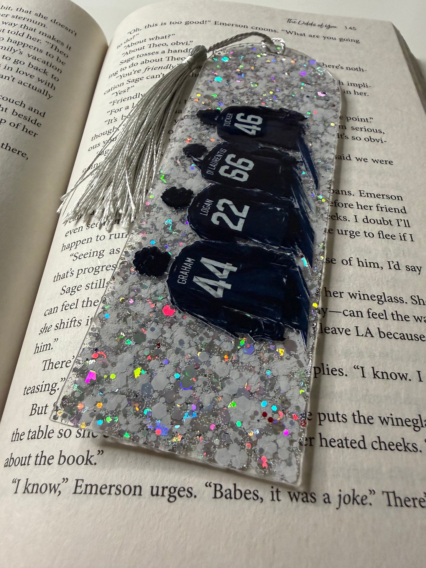 Briar U Lineup Glitter Resin Bookmark