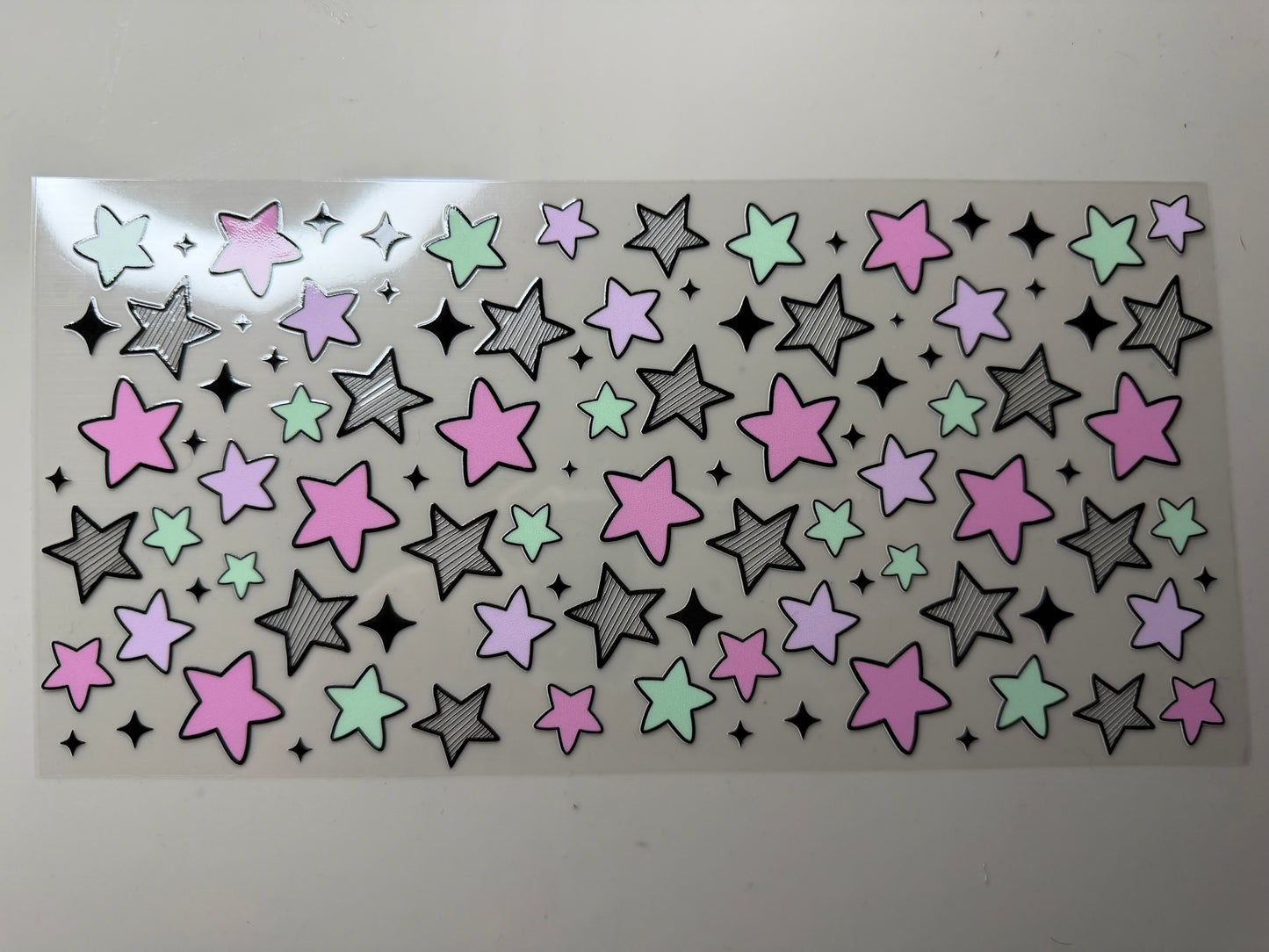 Stars UV DTF Wrap