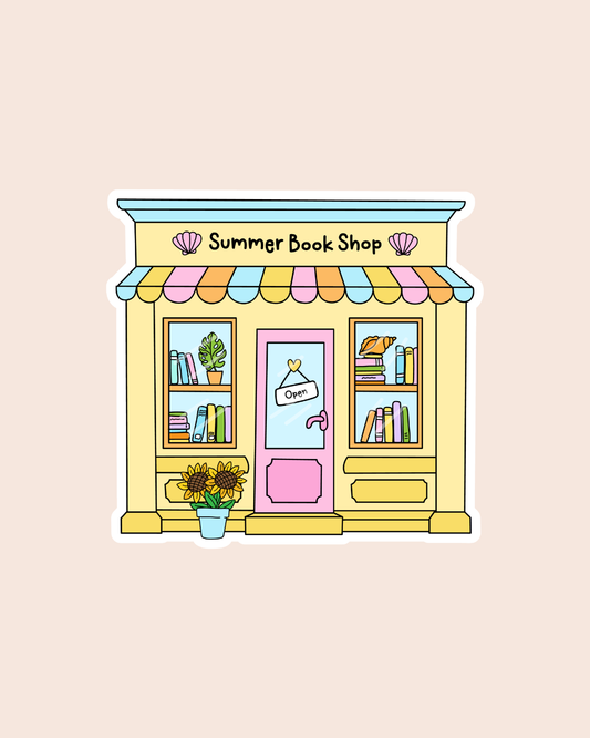 Summer Bookshop Sticker
