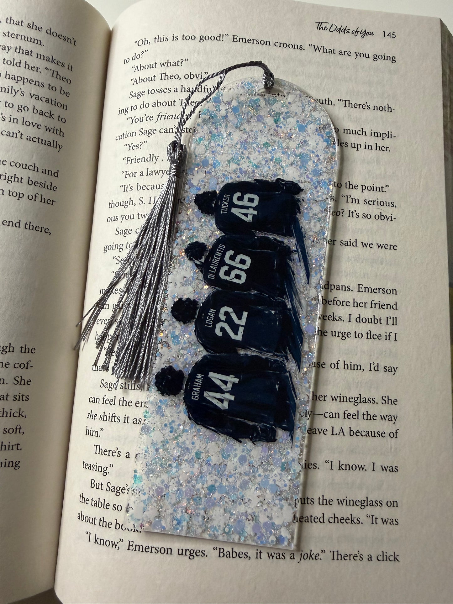 Briar U Lineup Glitter Resin Bookmark