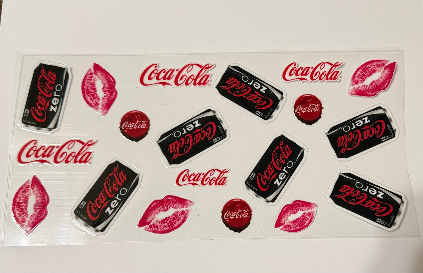 Coke Zero UV DTF Wrap