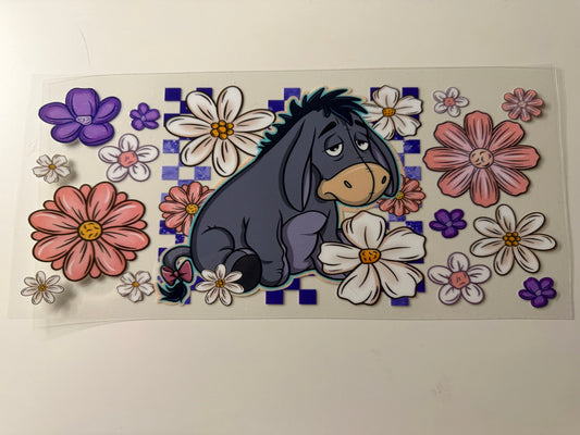 Sad Donkey UV DTF Wrap