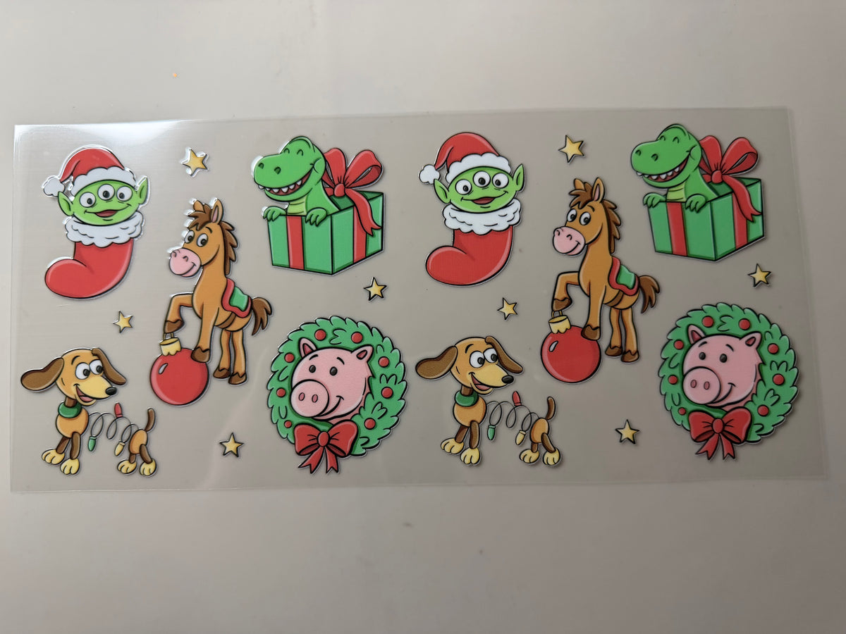 Christmas Toys UV DTF Wrap