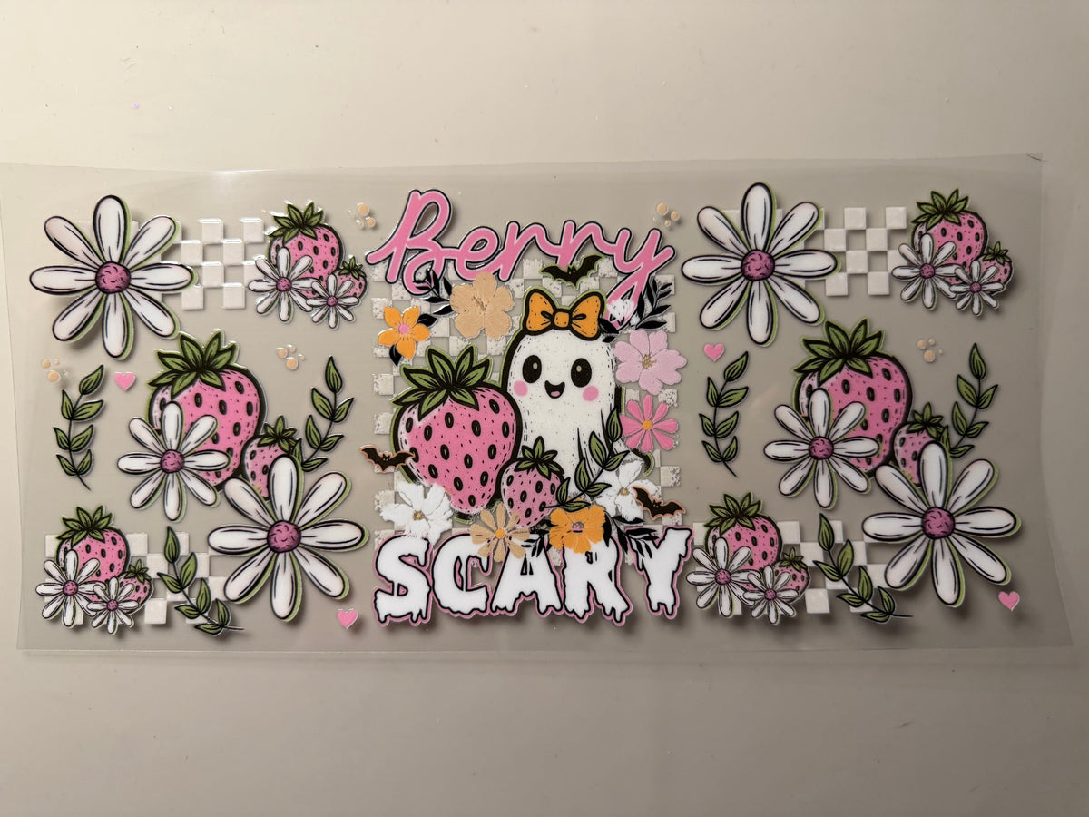 Berry Scary UV DTF Wrap