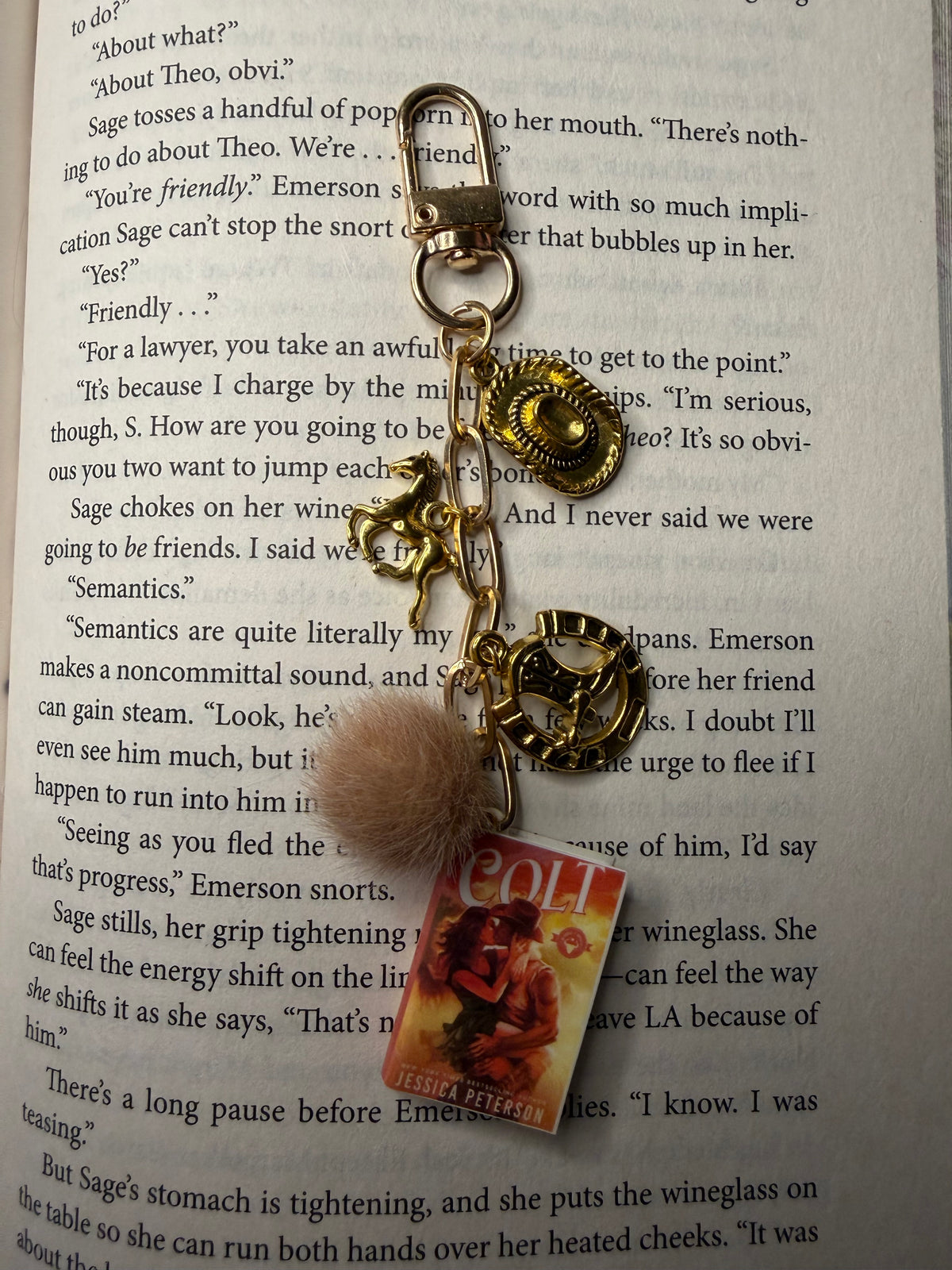"Colt" Chapter & Charm Keychain