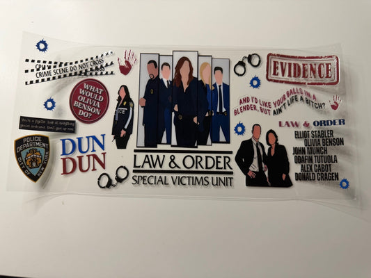 Law & Order UV DTF Wrap