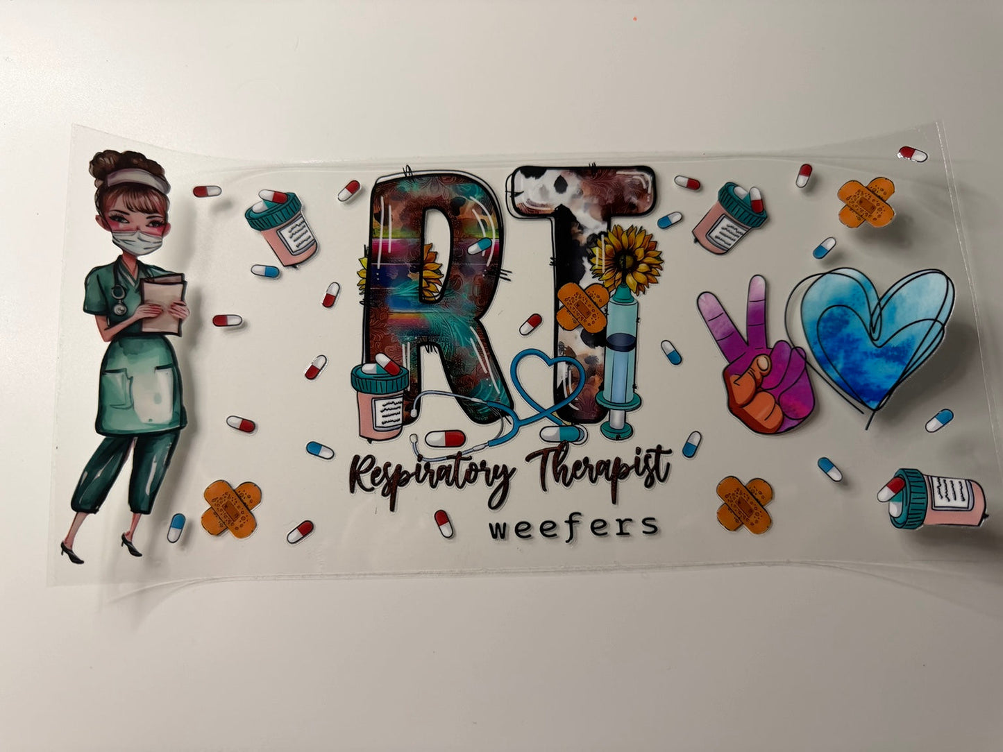 Respiratory Therapist UV DTF Wrap