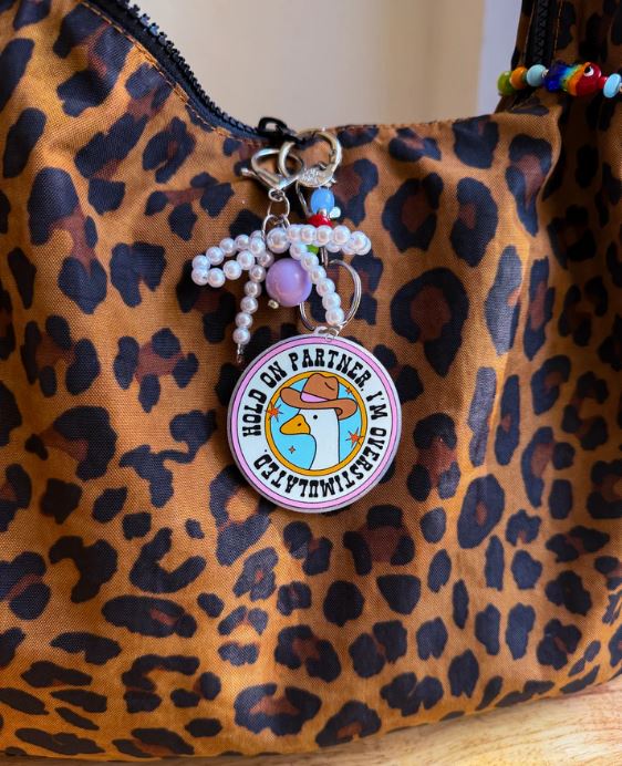 Overstimulated Keychain