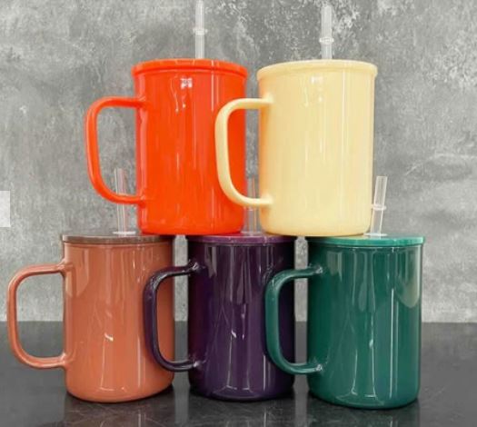 17oz Glass Mug w/ Handle