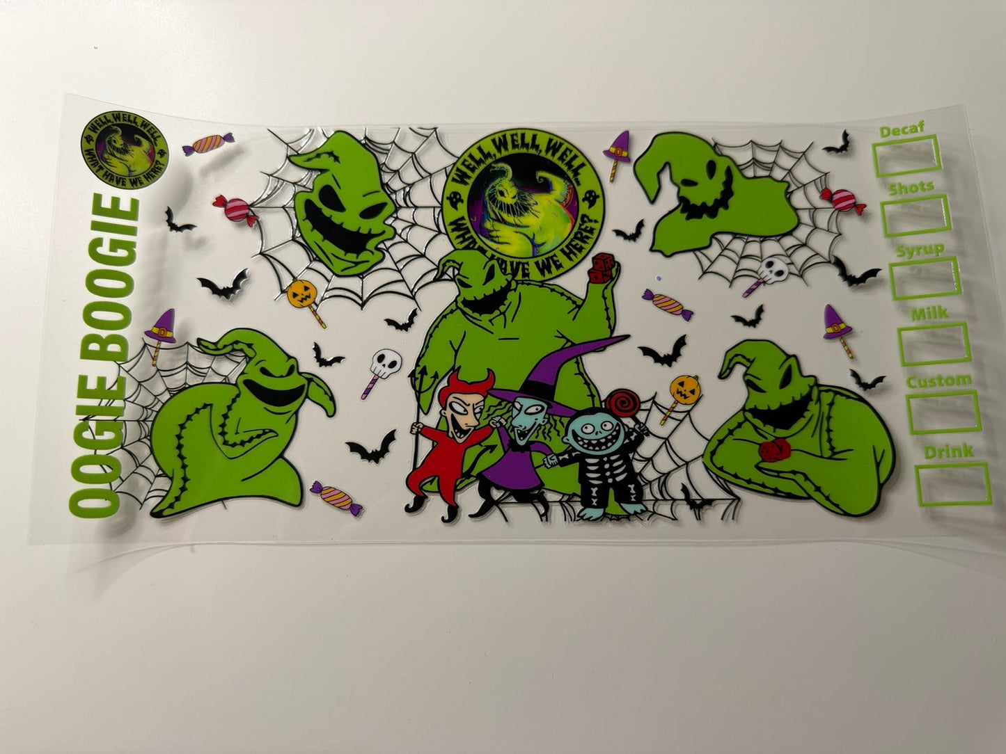 Boogie Halloween UV DTF Wrap