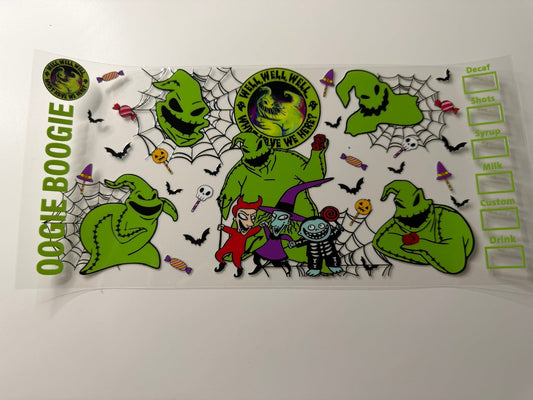 Boogie Halloween UV DTF Wrap