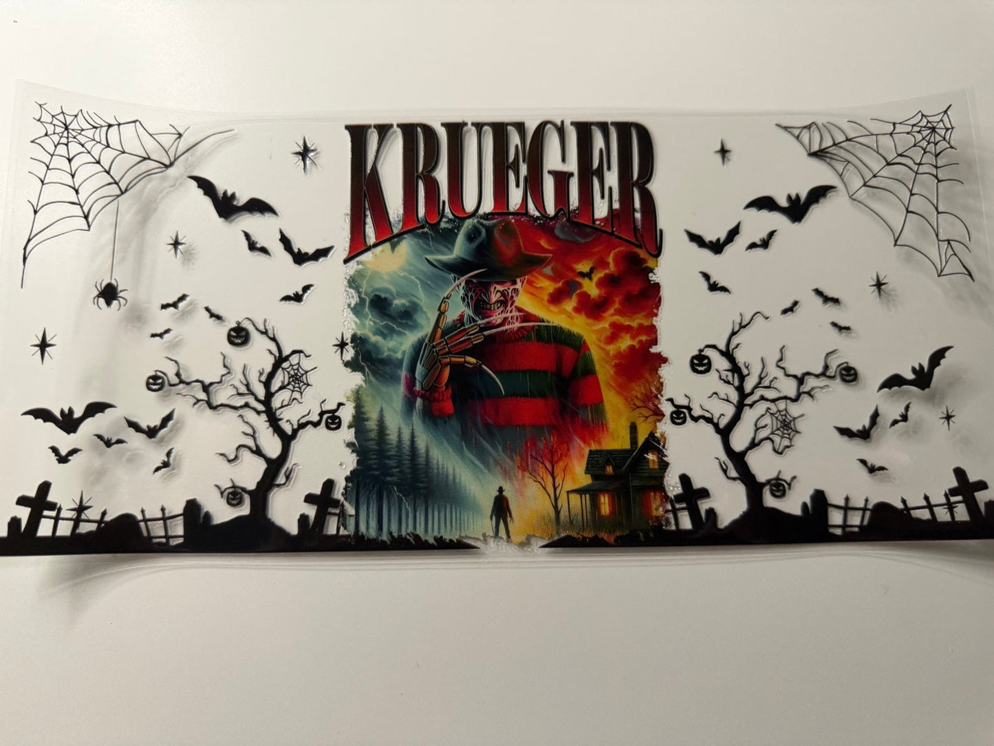 Krueger Horror UV DTF Wrap