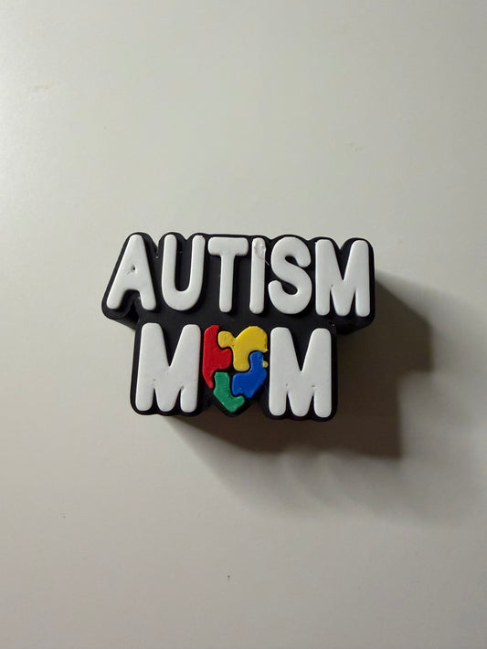 Autism Mom Straw Topper