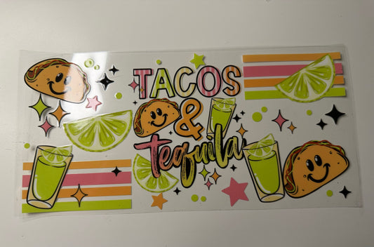 Tacos & Tequila UV DTF Wrap