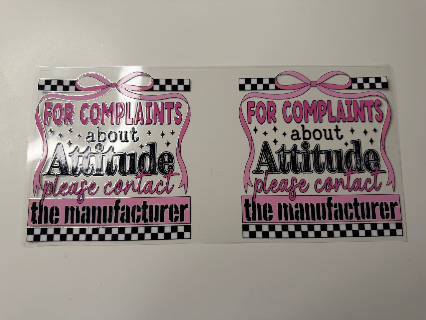 Attitude UV DTF Wrap