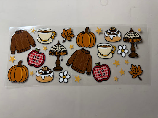 Fall Vibes UV DTF Wrap