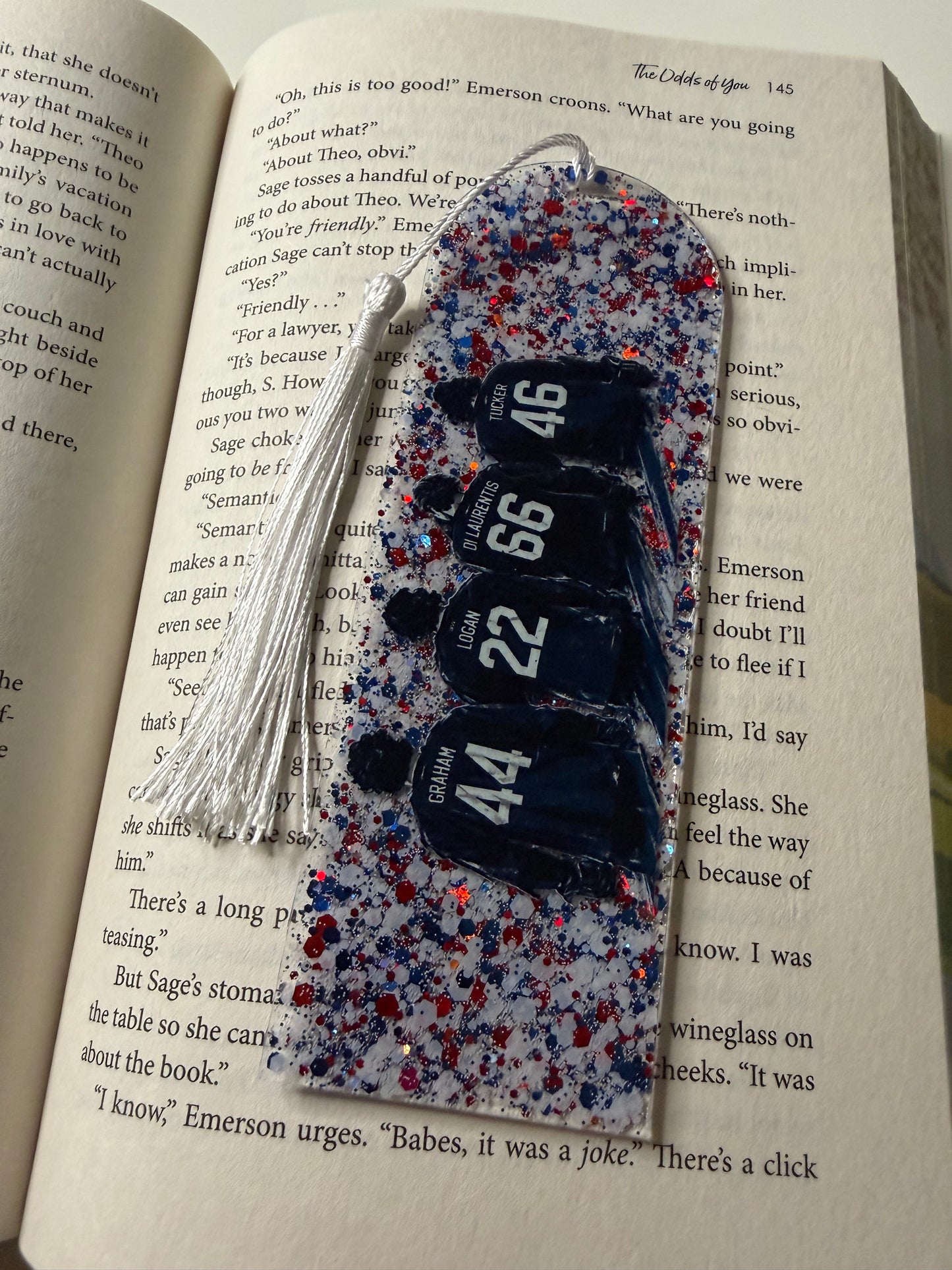 Briar U Lineup Glitter Resin Bookmark