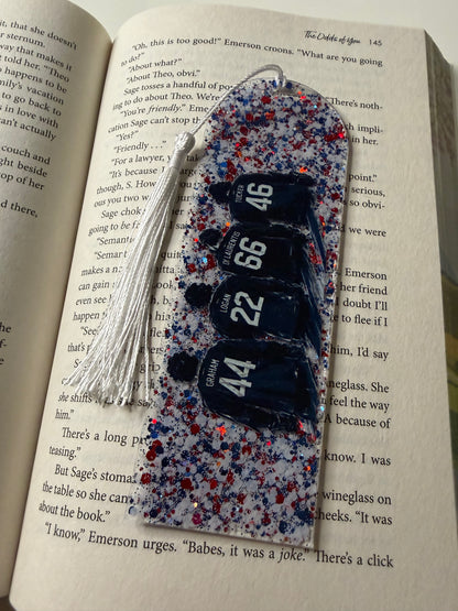 Briar U Lineup Glitter Resin Bookmark