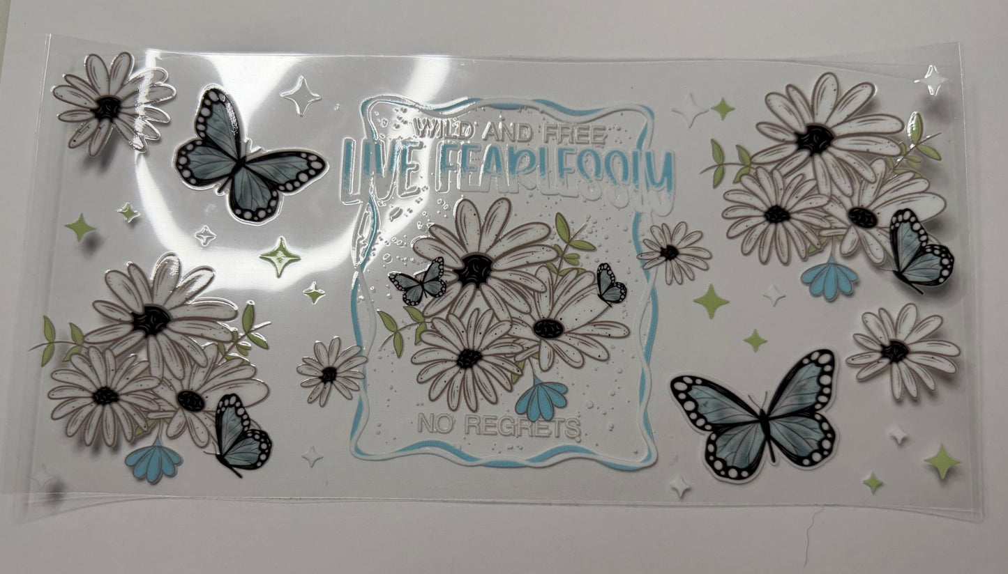 Wild & Free UV DTF Wrap