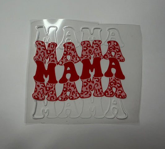 Mama Leopard UV DTF Wrap