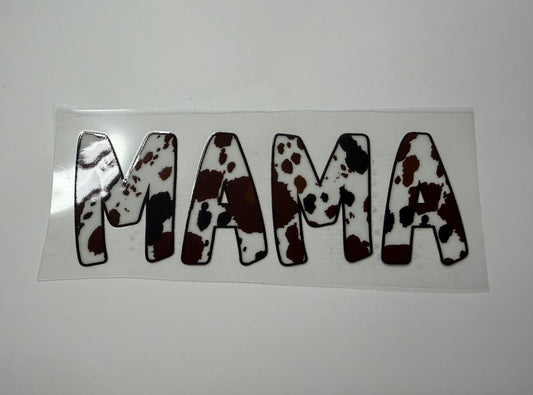 Cowprint Mama UV DTF Wrap