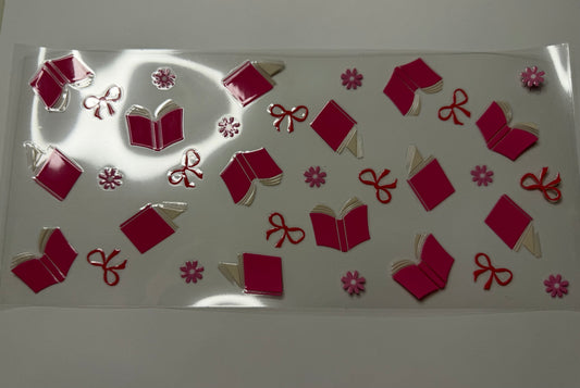 Books & Bows UV DTF Wrap