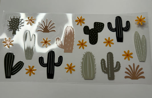 Cactus UV DTF Wrap