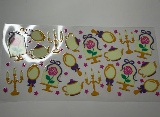 Enchanted Rose UV DTF Wrap