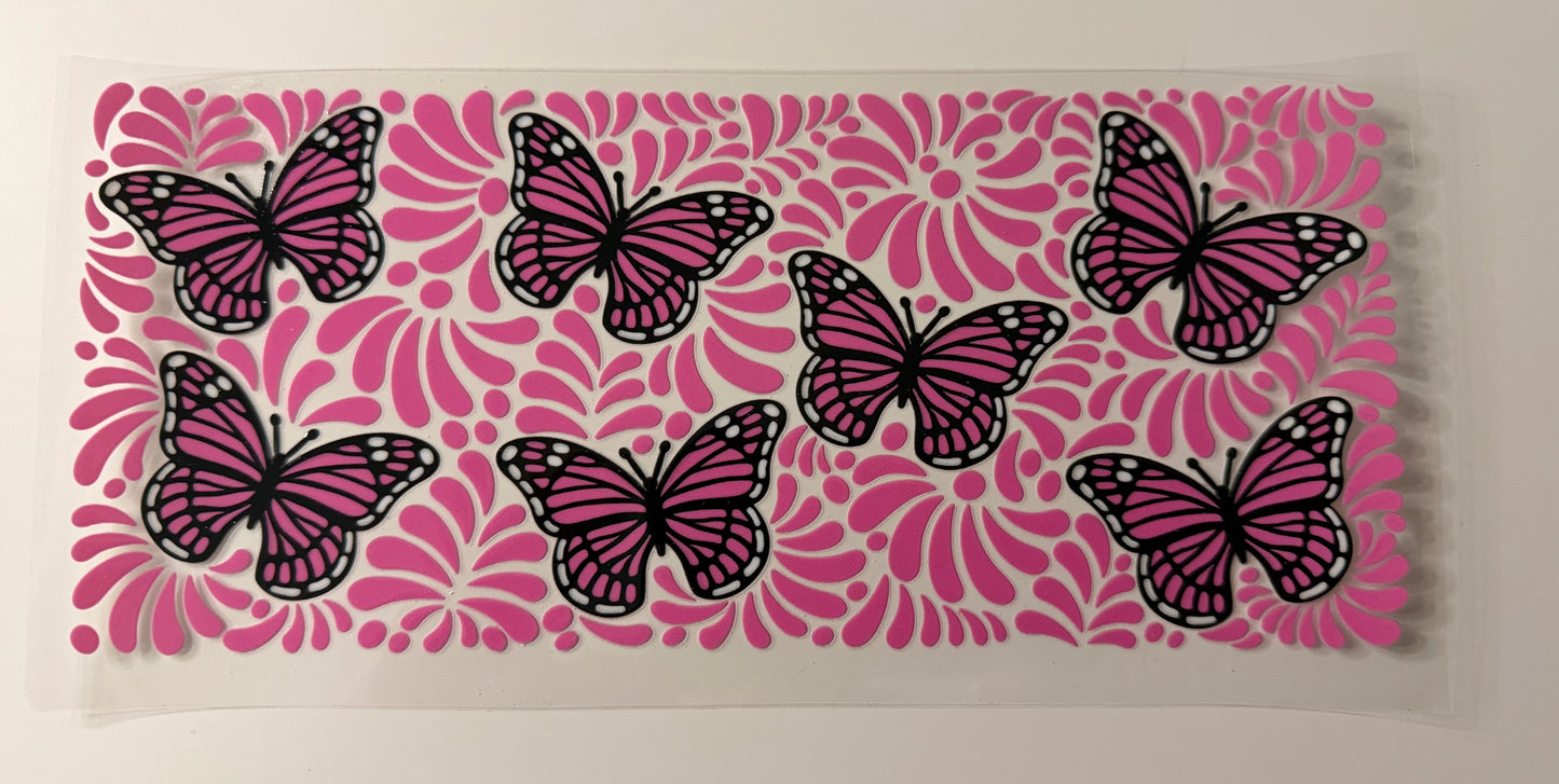 Butterflies UV DTF Wrap