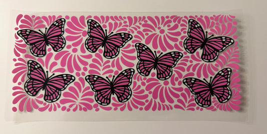 Butterflies UV DTF Wrap