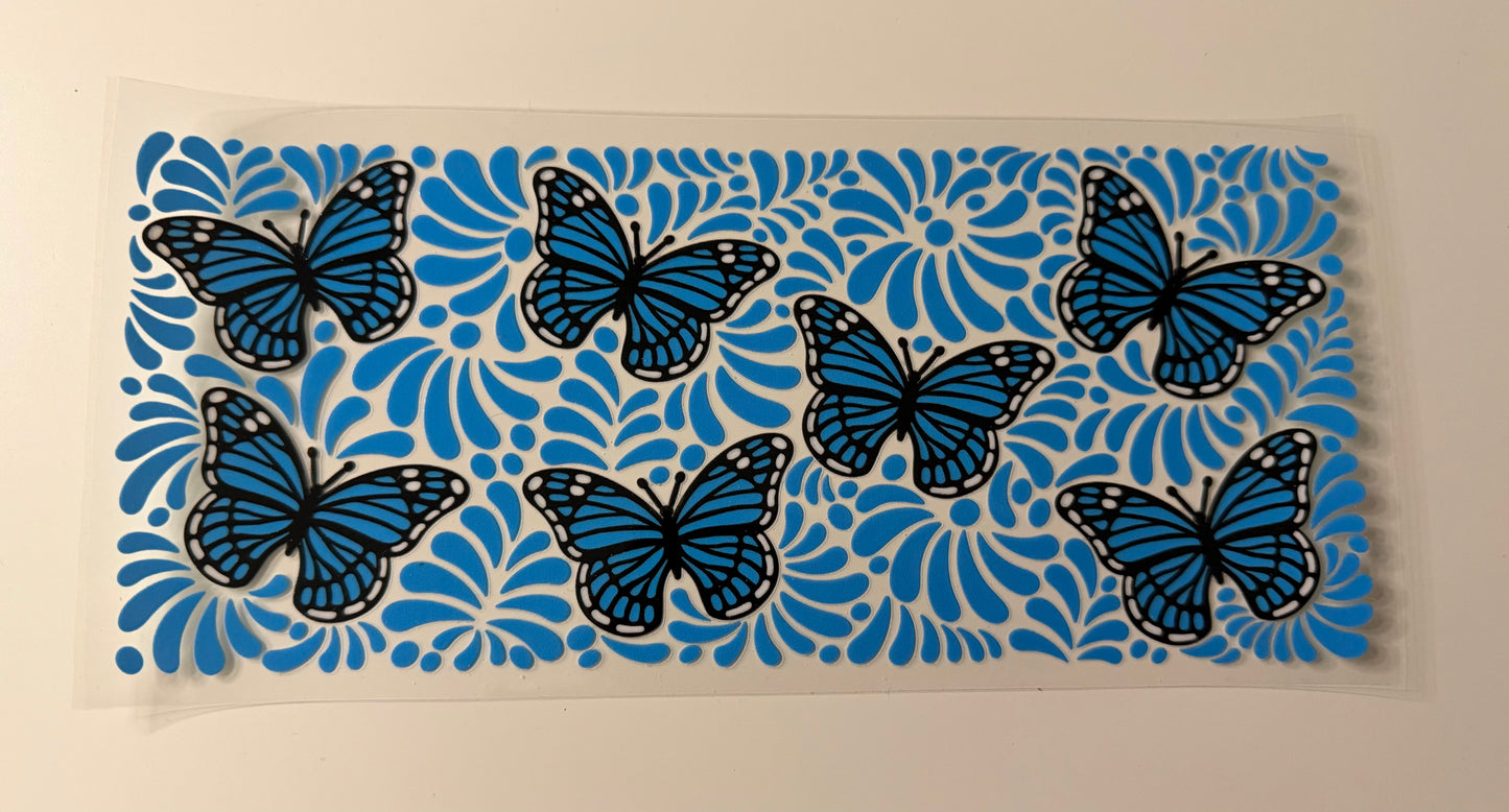 Butterflies UV DTF Wrap